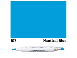 ILLUSTRATION MARKER AA NAUTICAL BL B17 AAM-B17