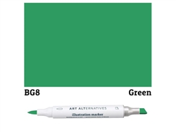 ILLUSTRATION MARKER AA GREEN BG8 AAM-BG8