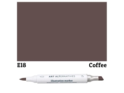 ILLUSTRATION MARKER AA COFFEE E18 AAM-E18