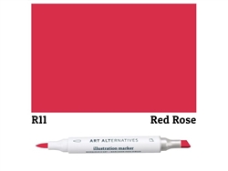 ILLUSTRATION MARKER AA RED ROSE R11 AAM-R11