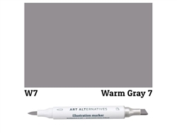 ILLUSTRATION MARKER AA WARM GRAY 7 W7 AAM-W7