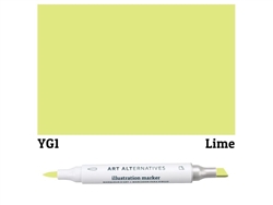 ILLUSTRATION MARKER AA LIME YG1 AAM-YG1