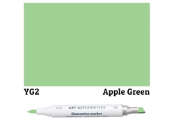 ILLUSTRATION MARKER AA APPLE GREEN YG2 AAM-YG2