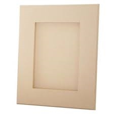 PAPER MACHE RECTANGULAR PICTURE FRAME 9.4x7.4 INCHES MVPM06217