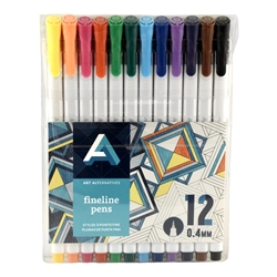 MARKER SET AA FINELINE 12 COLOR SET AA10720-disc