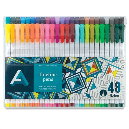 Maped Graph'Peps Compact Case Felt Tip Fineliner Pen Set, 10