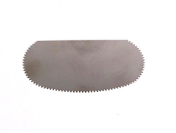 TOOL STAINLESS STEEL SERRATED SCRAPER AA17350