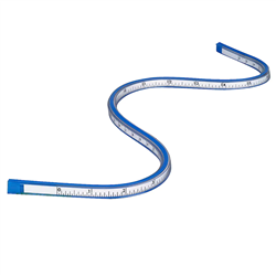 FLEXIBLE CURVE 18IN IN/CM AA27162