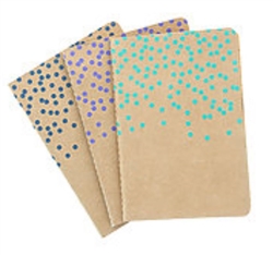 DRAWING JOURNAL LTD - KRAFT DOT PAD 3-PACK - 4X5.75  80SH EACH AAJL00002