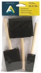 SPONGE BRUSH 3 SET 1,2,3 INCHES AA40812