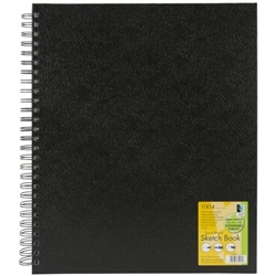 HARDBOUND SKETCHBOOK AA 11x14 inches 75LBS 80 sheets SPIRAL AA75113