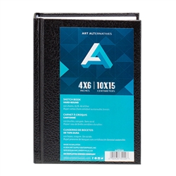 HARDBOUND SKETCHBOOK AA 4x6 inches 75LBS 110 sheets AA75120