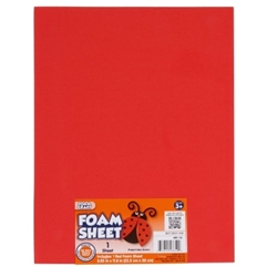 FOAMIES RED 2MM 9X12 SHEET DZ1144-14