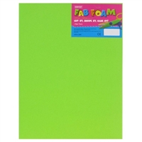 FOAMIES LT GREEN 2MM 9X12 SHEET DZ1144-16