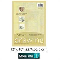 DRAWING PAPER MANILA 12X18 50SH PACK 103194