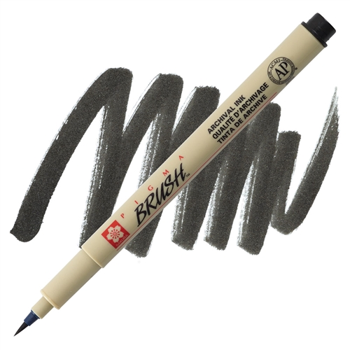 Sakura Pigma Micron Brush Pen--Dark Grey – ShopSketchBox