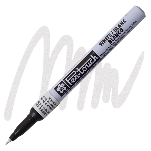 12 White Marker Pens 1mm Refillable Ink Tracing Pen, Waterproof And  Non-fading Painting Marking Pen