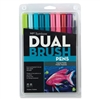 TOMBOW DUAL BRUSH MARKER SET 10/TROPICAL TB56189