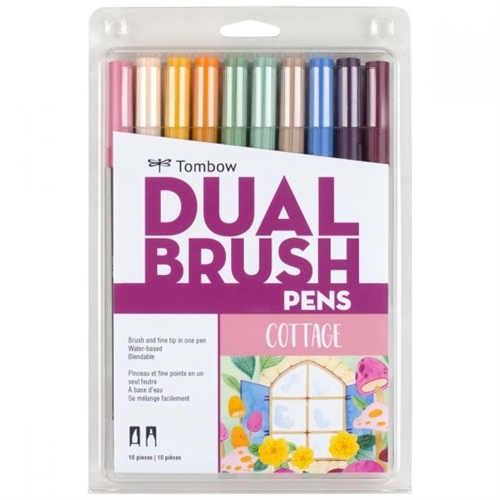Tombow ABT Dual Water Brush pen & Fine Tip Pen Professional