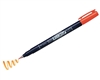 FUDENOSUKE BRUSH PEN FINE ORANGE TB56422