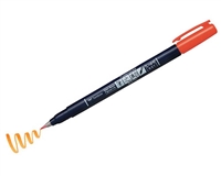 FUDENOSUKE BRUSH PEN FINE ORANGE TB56422