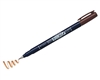 FUDENOSUKE BRUSH PEN FINE BROWN TB56428