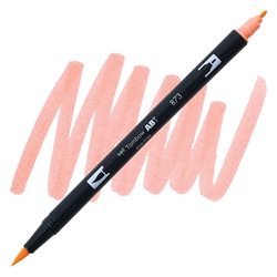 MARKER TOMBOW DUAL BRUSH 873 CORAL RED TB56601