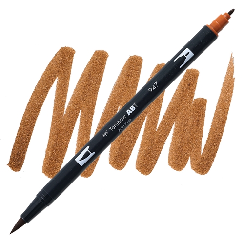 Tombow 56220 Dual Brush Pen Art Markers, Orange Blendables, 6-Pack
