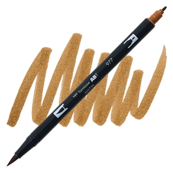 MARKER TOMBOW DUAL BRUSH 977 SADDLE BROWN TB56615