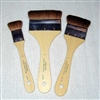 BRUSH SET ROYAL 3 PC SOFT CAMEL HAIR FOR BLENDING - OIL/WATERCOLOR RYRART-105