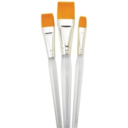 BRUSH SET CLEAR CHOICE GLAZE/WASH 3/PK RYCL-GLAZE