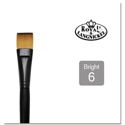 BRUSH ESSENTIALS BRIGHT-FLAT 6 MR43B-6	