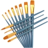 BRUSH SET ROYAL VALUE PACK - 12PC GOLD TAKOLN FLAT S/H RYRSET-9305