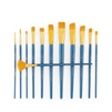 BRUSH SET ROYAL VALUE PACK - 12PC SET GOLD NYLON - ACRYLIC/WATERCOLOR/TEMPERA RYRSET-9307