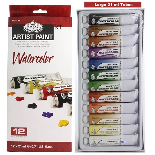 12Color Metallic Watercolor Set Gold Pigment Paint With Waterbrush