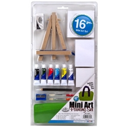 MINI ART ACRYLIC PAINTING 16PC SET RYRSET-MS101