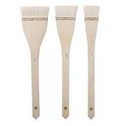 BRUSH SET ROYAL 3PC SOFT GOAT HAIR HAKE LARGE AREA - WATERCOLOR RART-115