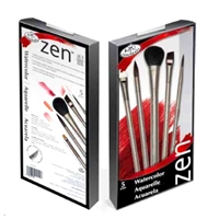 BRUSH SET ZEN WATER COLOR MOP 5 PIECE RYRZENSET833