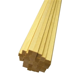 BASSWOOD 4.8mm x 9.5mm x 61cm 5YY MI4058