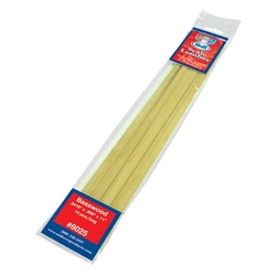 SCALE LUMBER STRIP 1mm x 5.3mmx 30.5cm PACK of 14 MI8025