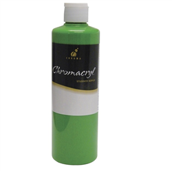 CHROMACRYL NEON GREEN 500ML 1223