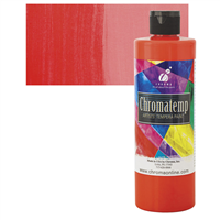 TEMPERA FLUORESCENT RED 250ML CHROMATEMP 2217