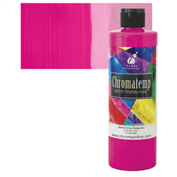 TEMPERA FLUORESCENT PINK 250ML CHROMATEMP 2218