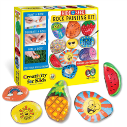 CREATIVITY HIDE AND SEEK ROCK PAINTING KIT CK6161