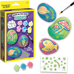 CREATIVITY GLOW-IN-THE-DARK ROCKS KIT CK6444000