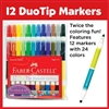 MARKER SET DUOTIP WASHABLE MARKERS 12CT FC153012