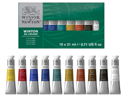 WINTON OIL PAINT SET 10X21ML WN1490618