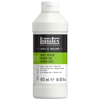 LIQUITEX ACRYLIC MATTE MEDIUM 16OZ LQ5116