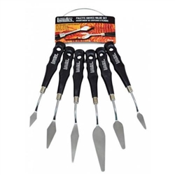 PAINT KNIFE SET LIQUITEX - VALUE SET OF 6 - LQ101199