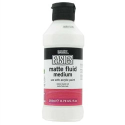 PAINT MEDIUM LIQUITEX BASICS MATTE FLUID 250ML LQ1041005